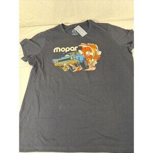 NWT Mopar Womens Plymouth Roadrunner 68/69 Graphic T-Shirt Black 2XL